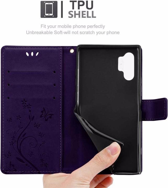 Produktbild Cadorabo Flower Book Cover (Samsung Galaxy Note 10 Plus)