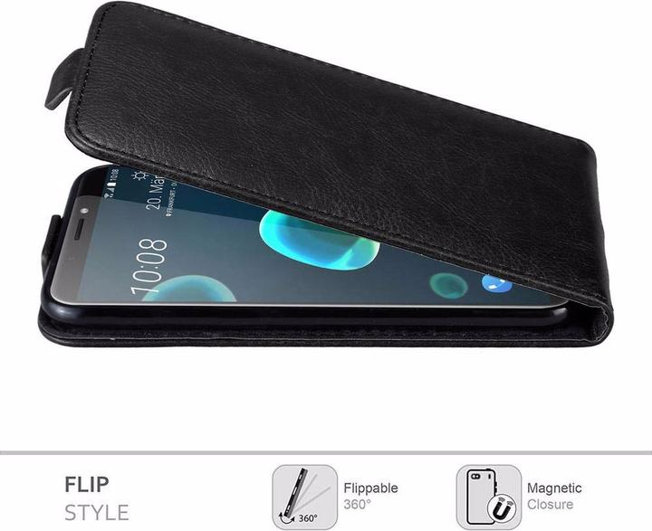 Immagine prodotto Cadorabo Flip come copertura invisibile (HTC Desire 12+)