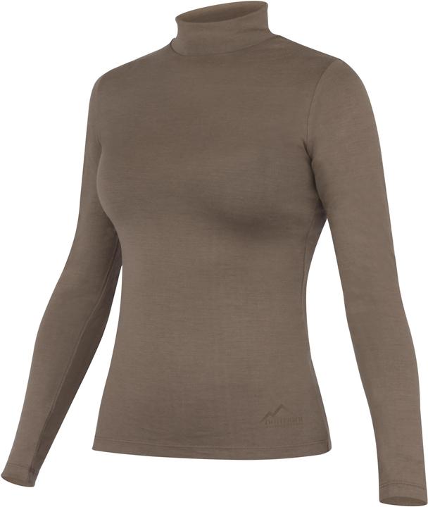 Actual product image Normani Ladies' merino longsleeve with stand-up collar "Romsey" - 9561 (M)