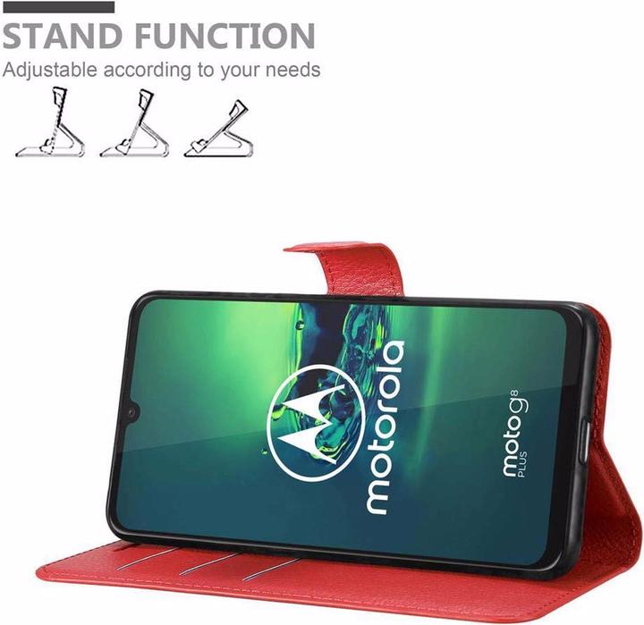 Produktbild Cadorabo Book mit Standfunktion Cover (Motorola Moto G8 Plus)