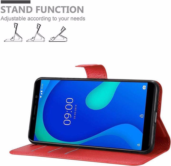 Actual product image Cadorabo Book with stand function cover (Wiko Y80)