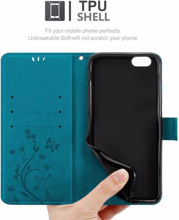 Immagine prodotto Cadorabo Copertina del libro di fiori (Apple iPhone 6 Plus)