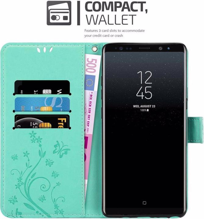 Image du produit Cadorabo Couverture du livre de fleurs (Samsung Galaxy Note 8)