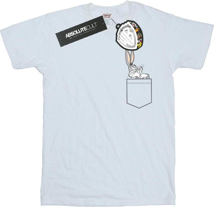 Looney Tunes Bugs Bunny Faux Pocket TShirt (M)
