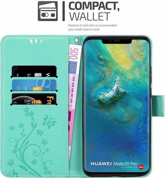 Image du produit Cadorabo Couverture du livre de fleurs (Mate 20 Pro)