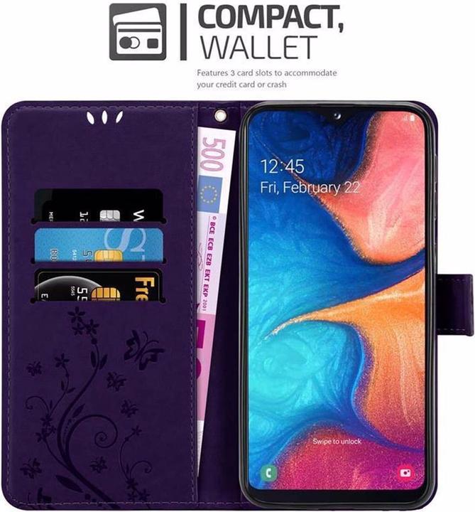 Produktbild Cadorabo Flower Book Cover (Samsung Galaxy A10e)