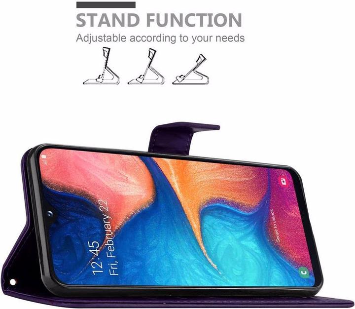 Produktbild Cadorabo Flower Book Cover (Samsung Galaxy A10e)