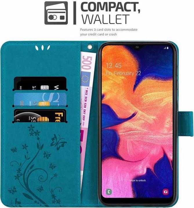 Immagine prodotto Cadorabo Copertina del libro di fiori (Samsung Galaxy A10, HTC One M10)