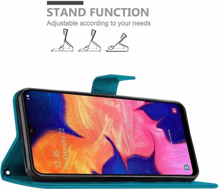 Immagine prodotto Cadorabo Copertina del libro di fiori (Samsung Galaxy A10, HTC One M10)