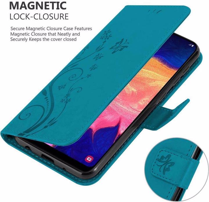 Immagine prodotto Cadorabo Copertina del libro di fiori (Samsung Galaxy A10, HTC One M10)