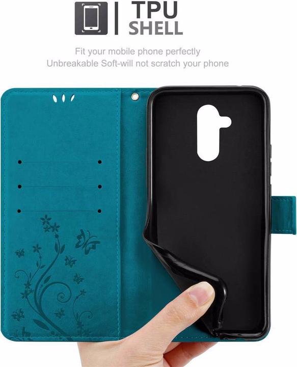 Image du produit Cadorabo Couverture du livre de fleurs (Mate 20 Lite)