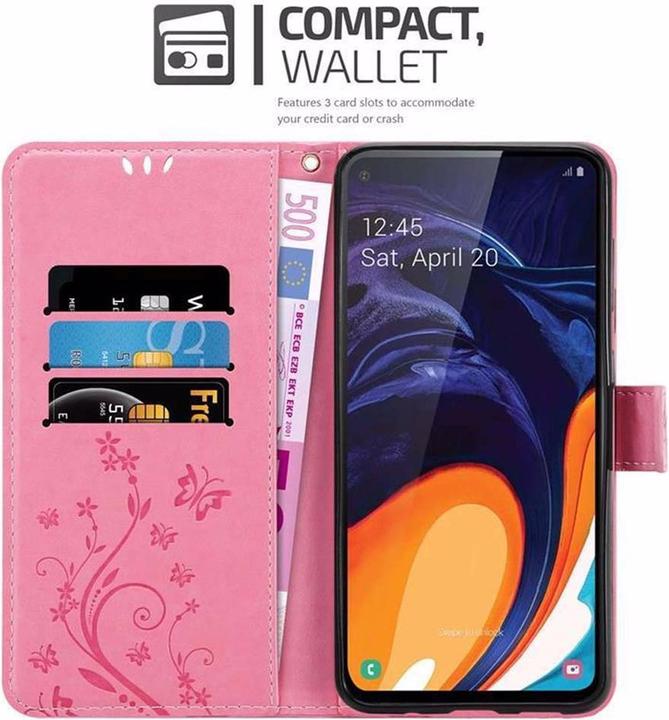 Image du produit Cadorabo Couverture du livre de fleurs (Samsung Galaxy M40, Samsung Galaxy A60)