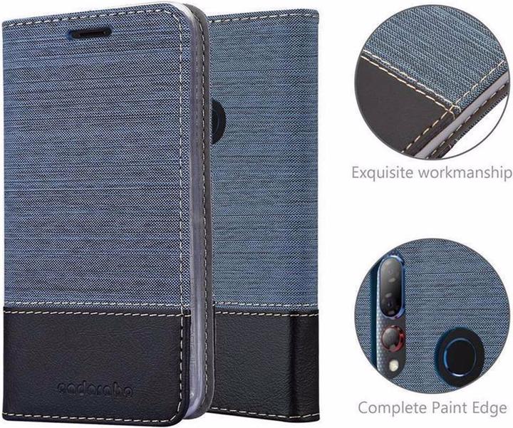 Actual product image Cadorabo Book Jeans Optics Cover (HTC Desire 19+)