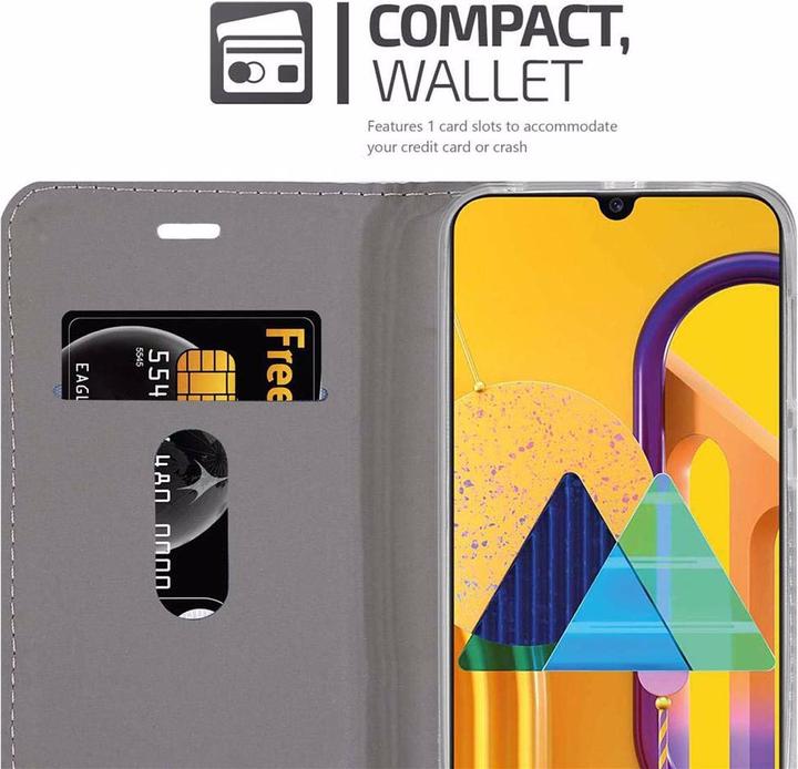 Produktbild Cadorabo Book Jeans Optik Cover (Samsung Galaxy M30s)