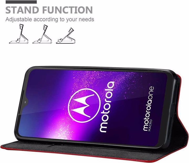 Immagine prodotto Cadorabo Copertina magnetica invisibile del libro (Motorola One Macro)