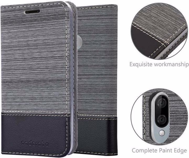 Produktbild Cadorabo Book Jeans Optik Cover (Wiko View 3 Lite)