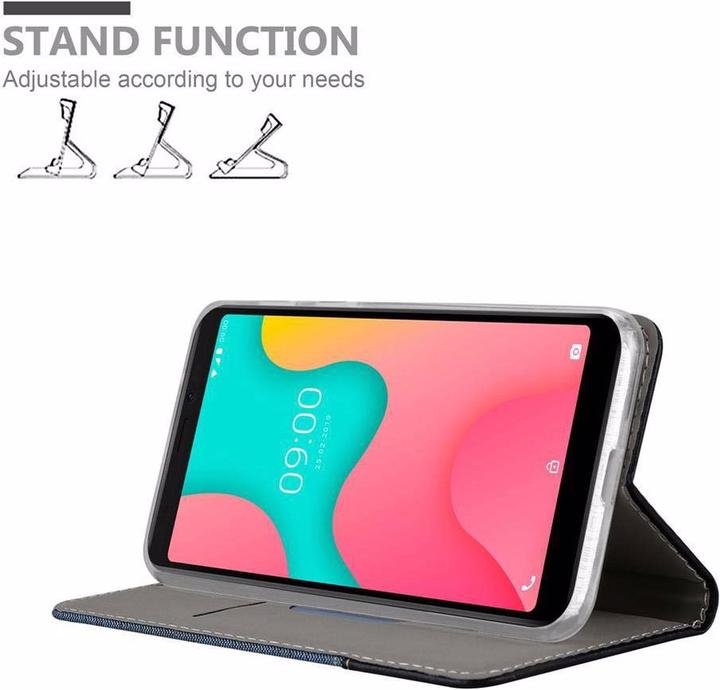 Produktbild Cadorabo Book Jeans Optik Cover (Wiko Y60)