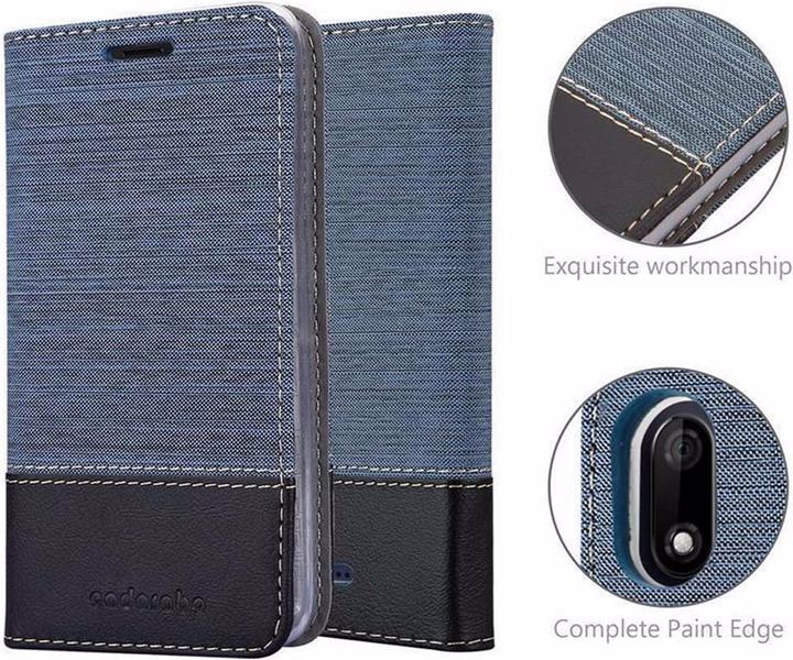 Produktbild Cadorabo Book Jeans Optik Cover (Wiko Y60)