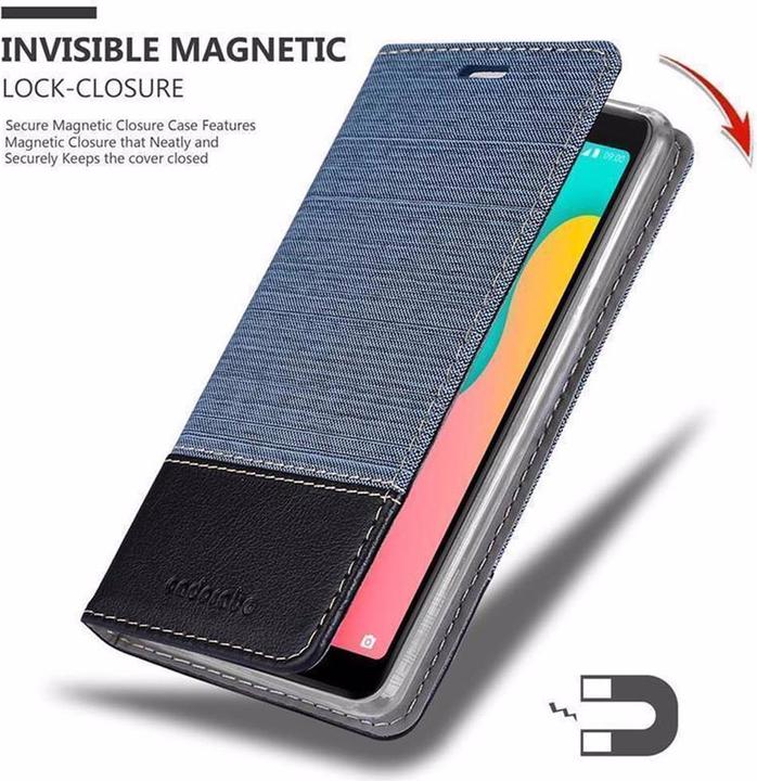 Produktbild Cadorabo Book Jeans Optik Cover (Wiko Y60)