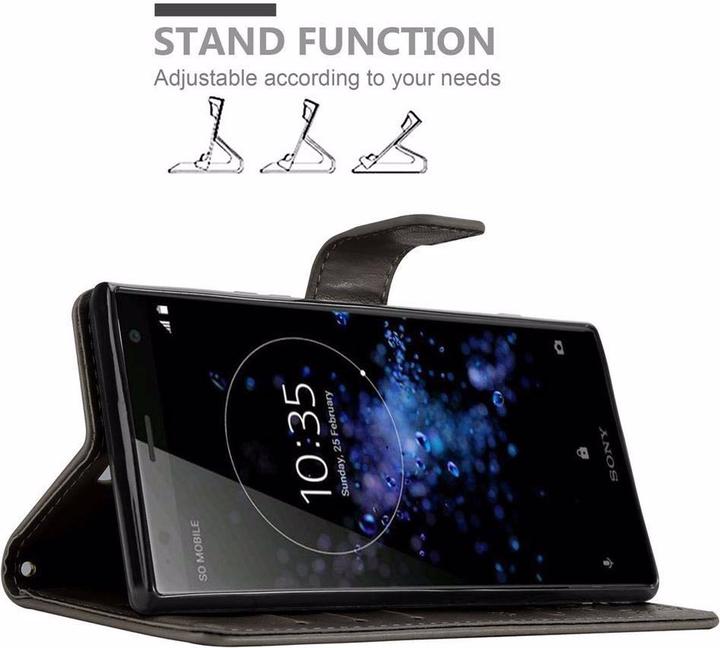 Image du produit Cadorabo Couverture du livre de fleurs (Sony Xperia XZ2)