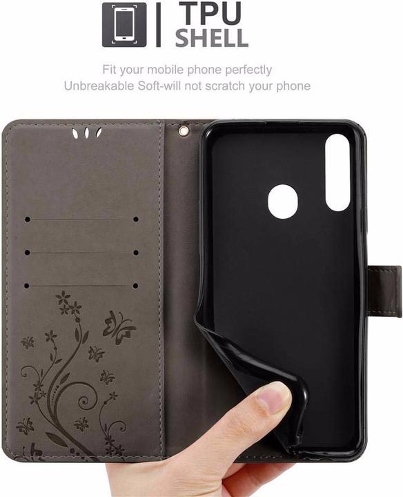 Image du produit Cadorabo Couverture du livre de fleurs (Samsung Galaxy A20s)