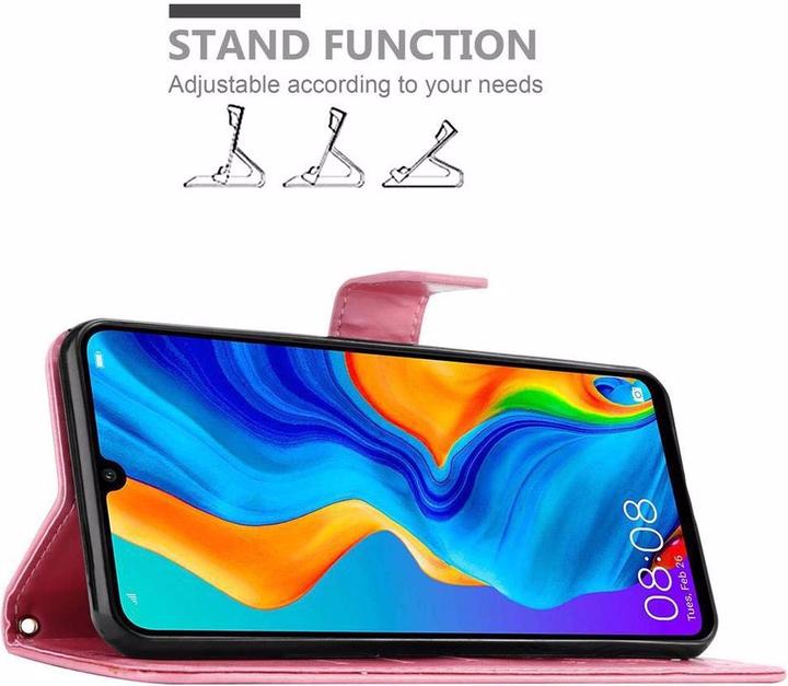 Image du produit Cadorabo Couverture du livre de fleurs (Huawei P30 Lite)