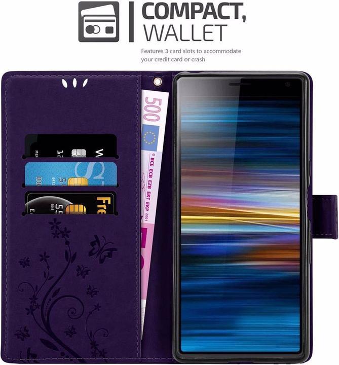 Produktbild Cadorabo Flower Book Cover (Sony Xperia 10, Sony Xperia XA3)