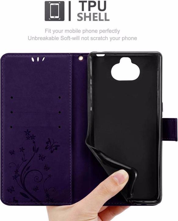 Produktbild Cadorabo Flower Book Cover (Sony Xperia 10, Sony Xperia XA3)