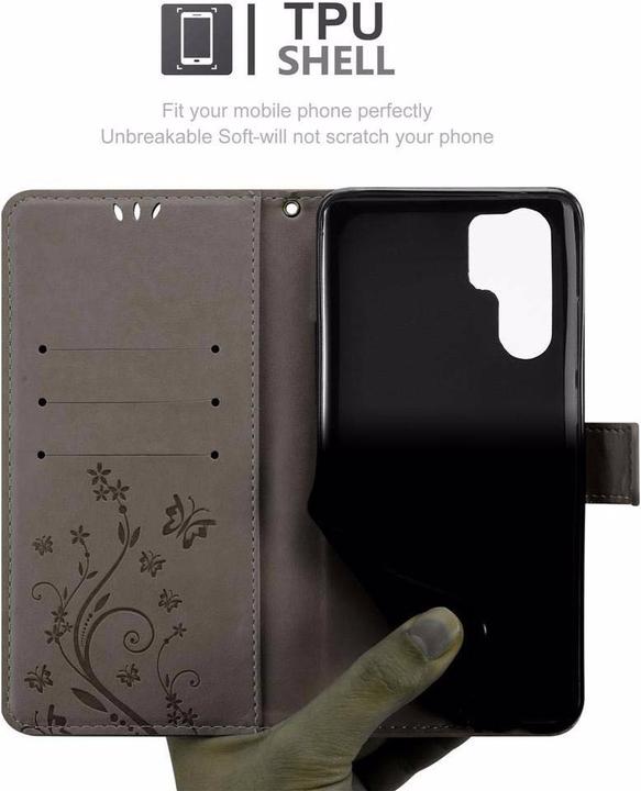 Image du produit Cadorabo Couverture du livre de fleurs (Huawei P30 Pro)