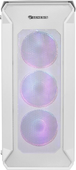 Image du produit Genesis NATEC PC case Irid 505 ARGB Baltas midi Tower (mATX, ATX, Mini-ATX)