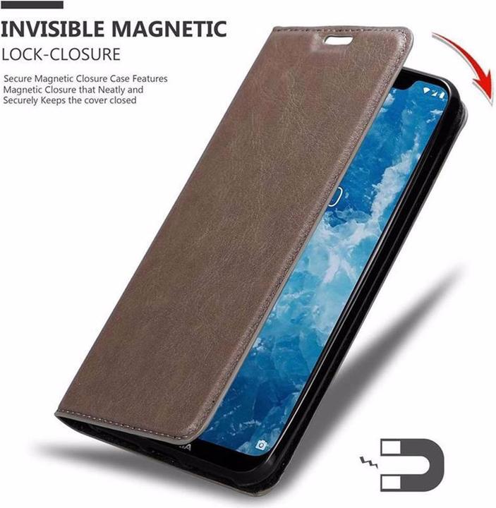 Immagine prodotto Cadorabo Copertina magnetica invisibile del libro (Nokia 7.1 Plus)