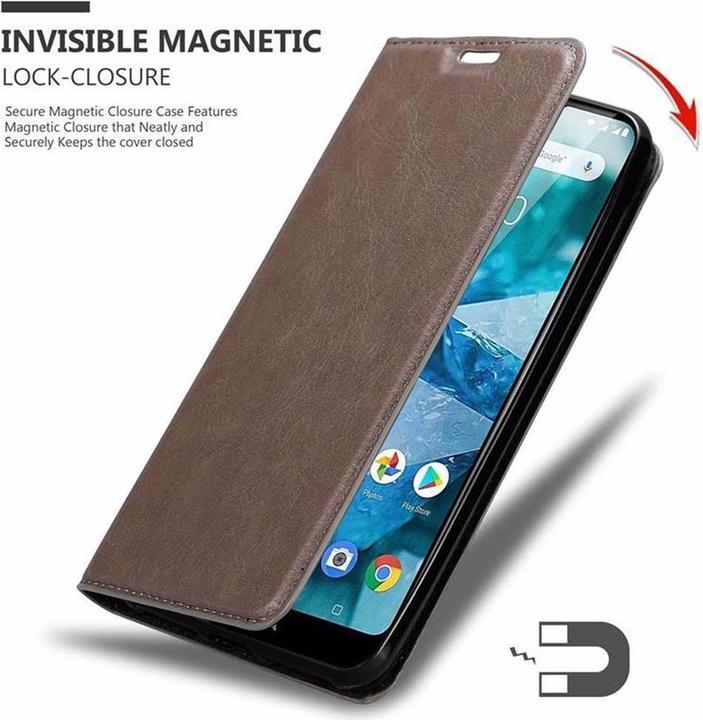 Image du produit Cadorabo Book Couverture magnétique invisible (Nokia 7.1)