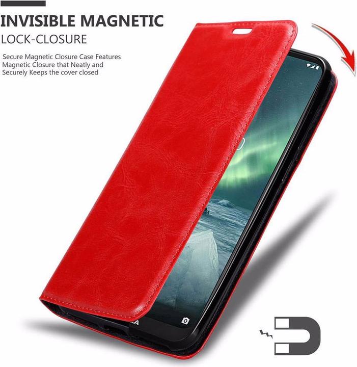 Immagine prodotto Cadorabo Copertina magnetica invisibile del libro (Nokia 7.2)