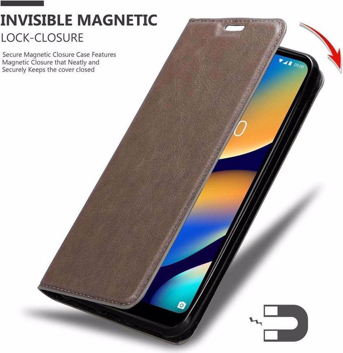 Immagine prodotto Cadorabo Copertina magnetica invisibile del libro (Wiko View 3 Lite)