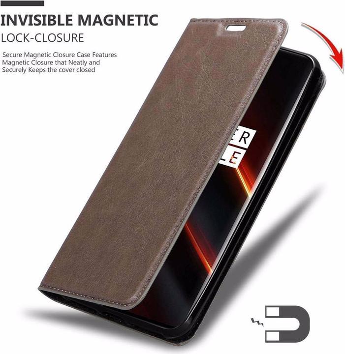 Immagine prodotto Cadorabo Copertina magnetica invisibile del libro (OnePlus 7T Pro)