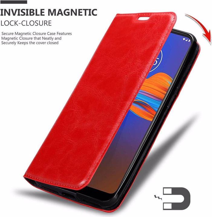 Immagine prodotto Cadorabo Copertina magnetica invisibile del libro (Motorola Moto E6 Plus)