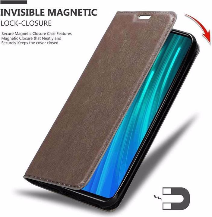 Immagine prodotto Cadorabo Copertina magnetica invisibile del libro (Xiaomi Redmi Note 8 Pro)