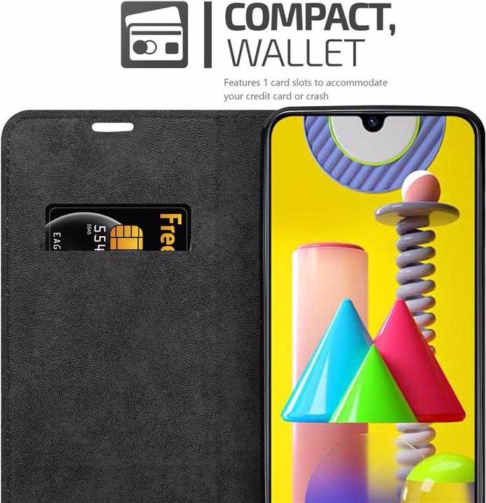 Immagine prodotto Cadorabo Copertina magnetica invisibile del libro (Samsung Galaxy M31)