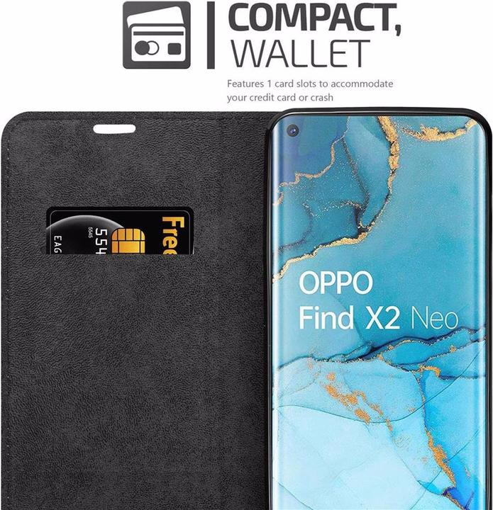 Produktbild Cadorabo Book Invisible Magnet Cover (Oppo Find X2 Pro)