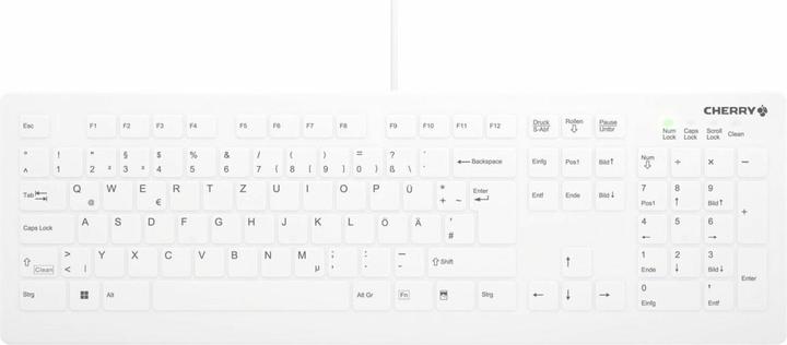Actual product image CHERRY ACTIVE KEY MTA AK-C8112 Corded DE-Layout white (DE, Cable)
