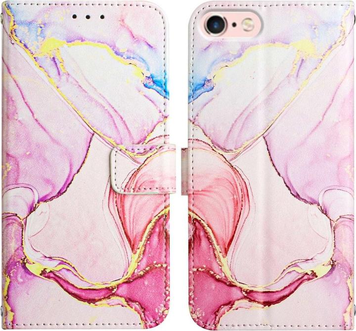 Produktbild König Design Hülle Handy Schutz für Apple iPhone SE 2022 Case Cover Tasche Wallet 360 Grad (Apple iPhone 7)