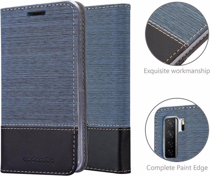 Produktbild Cadorabo Book Jeans Optik Cover (Huawei Nova 7 SE)