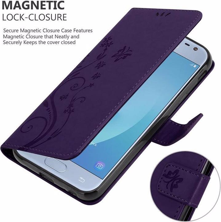 Immagine prodotto Cadorabo Copertina del libro di fiori (Samsung Galaxy J3 (2017))