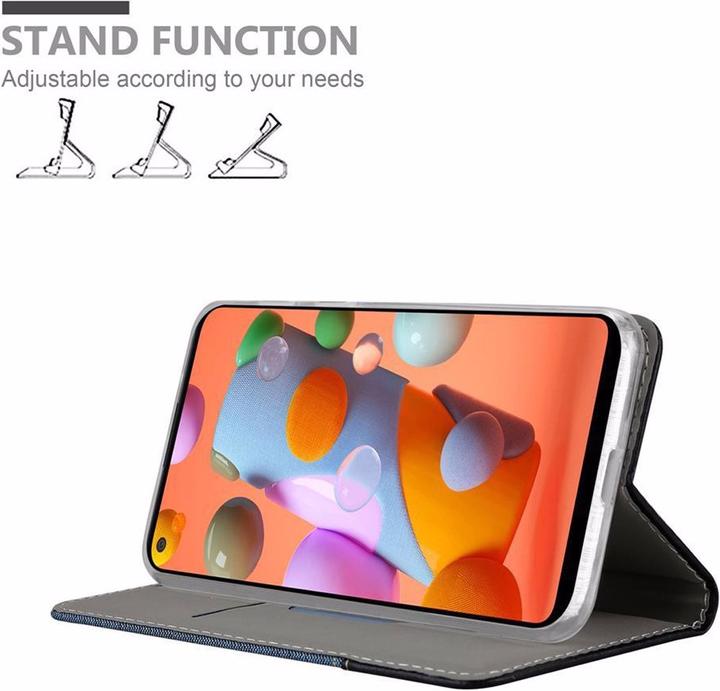 Produktbild Cadorabo Book Jeans Optik Cover (Samsung Galaxy A11)