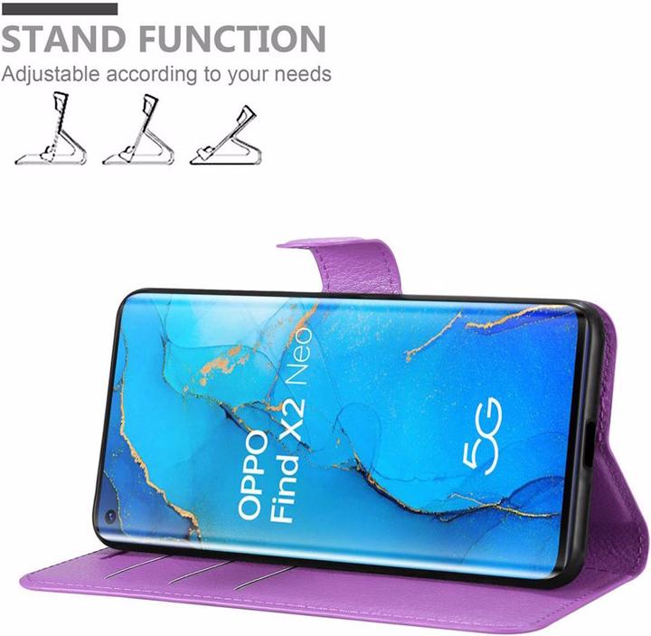 Productafbeelding Cadorabo Boek met kaft met standfunctie (Oppo Find X2 Neo)