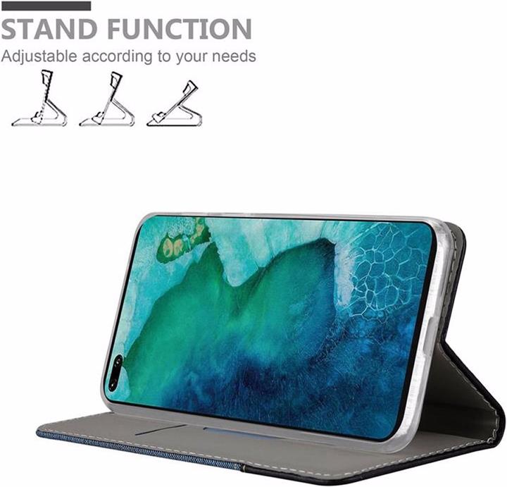 Produktbild Cadorabo Book Jeans Optik Cover (Honor View 30 Pro)