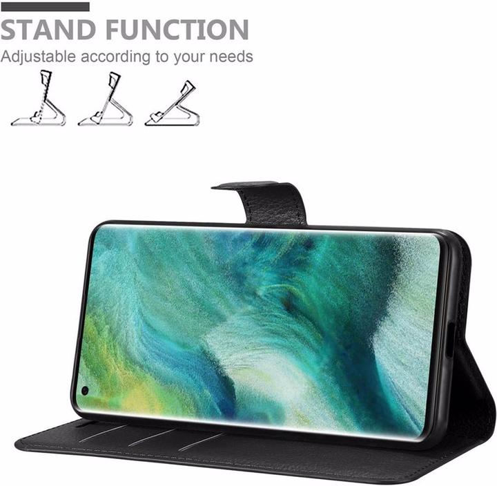 Productafbeelding Cadorabo Boek met kaft met standfunctie (Oppo Find X2 Pro)