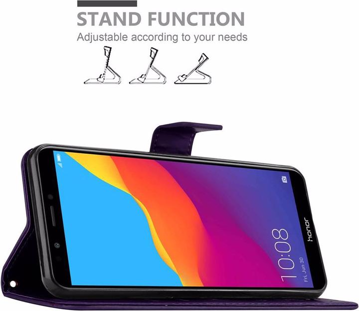Produktbild Cadorabo Flower Book Cover (Honor 7c)