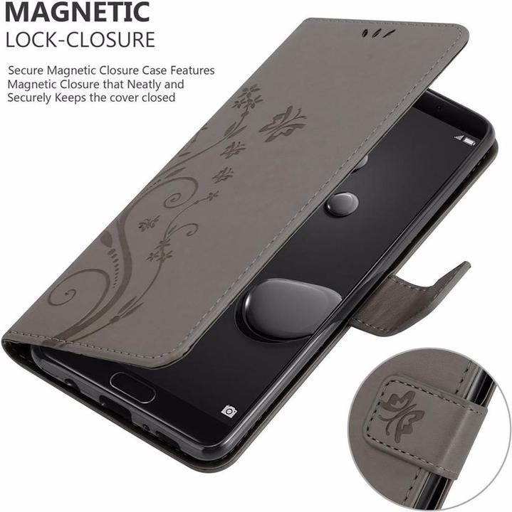 Produktbild Cadorabo Flower Book Cover (Huawei Nova 2i)