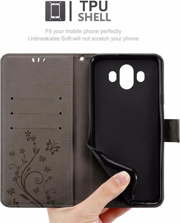Produktbild Cadorabo Flower Book Cover (Huawei Nova 2i)